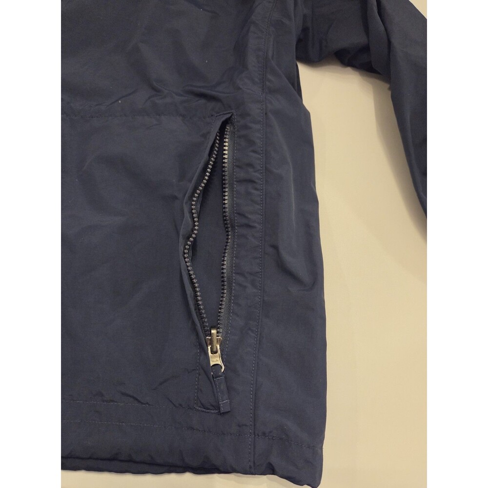 Faherty Surf Stripe Packable Jacket Mens Small Navy Hooded Full Zip Boat Yacht - Picture 4 of 9